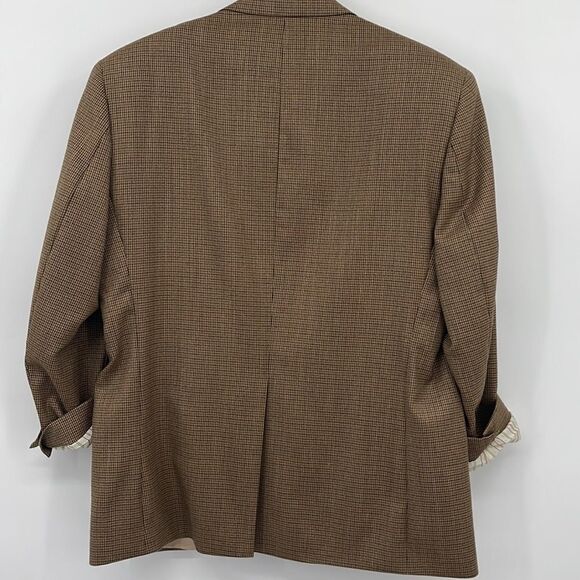 Lauren Ralph Lauren Houndstooth 3 Button Blazer - Picture 4 of 14